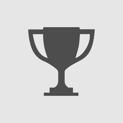 Trophy cup vector icon eps 10.