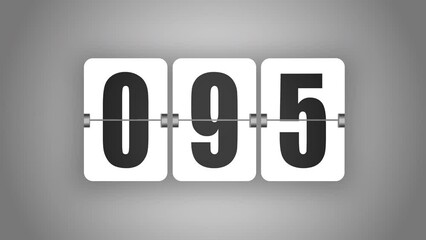 カウントダウン　100から0まで