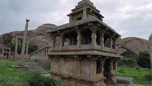 A Hidembeswara renowned temple located on top of a hill inside the fort