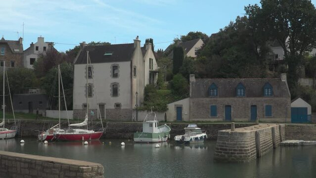 The old harbor of Le Bono (Vannes Morbihan, Brittany, France)
