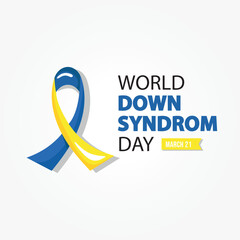 Down Syndrome Day, vector illustration