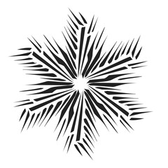 Fototapeta premium Illustration of a tribal tattoo with a aesthetic shape. Perfect for stickers, clothes stickers, hats, shoes, posters, banners, book covers, icons