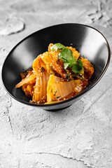 Kimchi of the Chinese cabbage in bowl