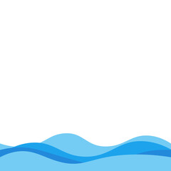 Naklejka premium Water Wave Ilustration