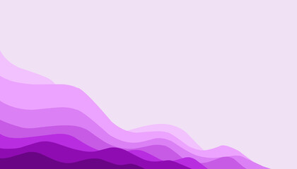 Abstract background illustration of purple waves