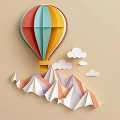 Paper cutout - balloon