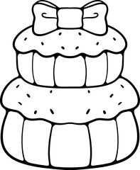 easter egg chicken cute bunny illustration hand drawn coloring book