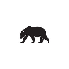 Obraz premium bear logo design in black color