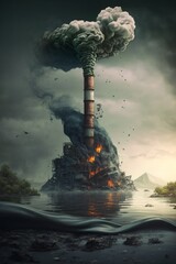 Environmental disaster generative ai