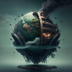 Environmental disaster generative ai