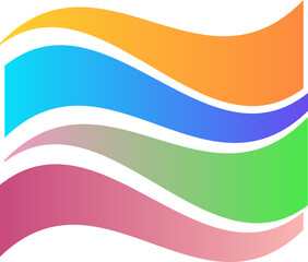 set of colorful banners