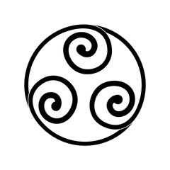 蕨紋・蕨巴（わらびともえ）