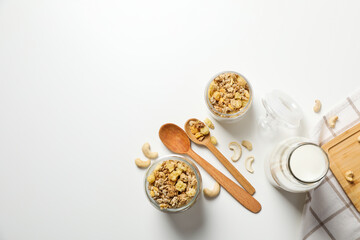 Photo of uncooked food for breakfast - muesli