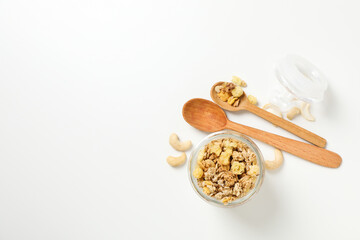 Photo of uncooked food for breakfast - muesli