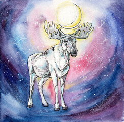 Elk&Moon
Idea for print in t-shirts,cups,bags,pillows,mugs,prints posters,stickers,post-cards,decors rooms.