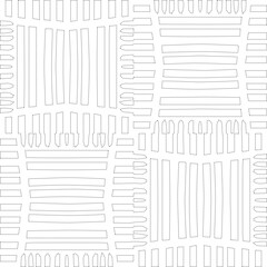 Simple curved line design.Abstract geometric black and white pattern for web page, textures, card, poster, fabric, textile.dot patterns.