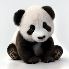 Fototapeta premium 3D Baby Panda