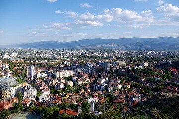 vue sur la ville de Plovdiv, Bulgarie
