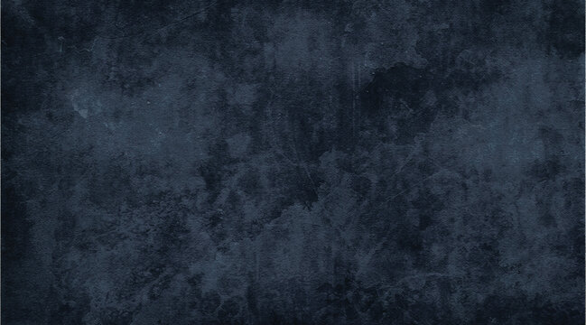 Background image of texture plaster on the wall in dark blue black tones in grunge style. © Laura Pashkevich