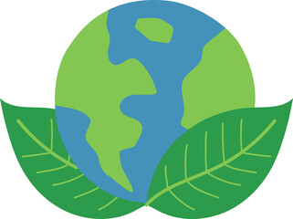 Ecology icon design elements for decoration.