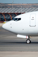 Cabina de avión de línea