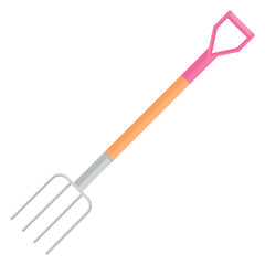 Vector cartoon image of a garden tool. The concept of caring for seedlings and vegetable garden. Farm work. An element for your design.