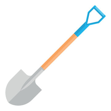 Vector cartoon image of a garden tool. The concept of caring for seedlings and vegetable garden. Farm work. An element for your design.