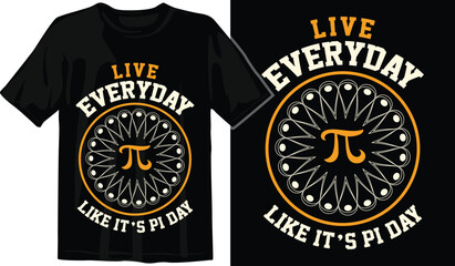 Naklejka premium Piy day t-shirt design vector graphics