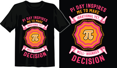 Piy day t-shirt design vector graphics