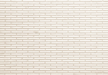 Cream brick wall texture. Old brown brick wall concrete or stone pattern nature