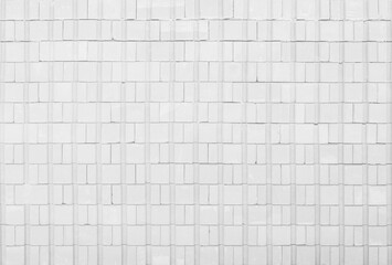 White grunge brick wall texture background for stone tile block painted in grey light color.