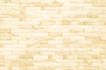 Cream brick wall texture. Old brown brick wall concrete or stone pattern nature