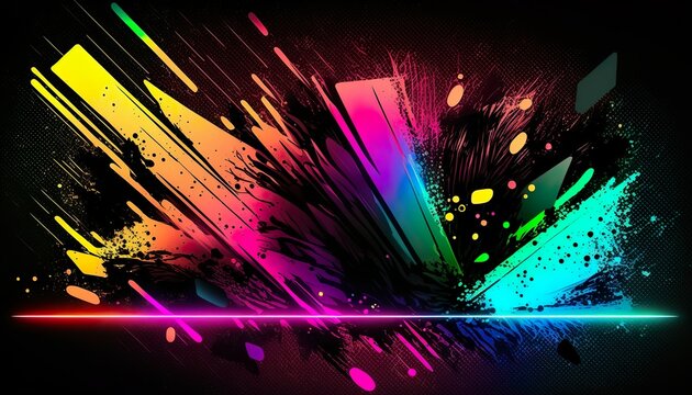 abstract background with lights Amazing and classy Abstract background AI Generated illustration