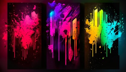 abstract colorful background with effect Amazing and classy Abstract background AI Generated illustration
