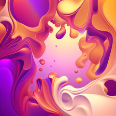 Fluid Gradient background. Created by AI tool.