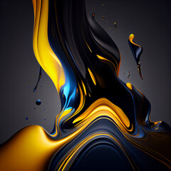 Fluid Gradient background. Created by AI tool.