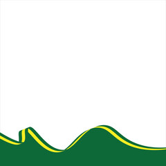 Brazilian Flag Border