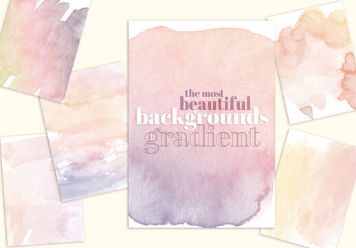 Gradient Watercolor Background