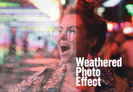 Weathered Photo Effect