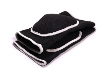 Volleyball or gymnastics protective knee pads isolated on a white