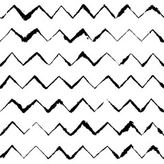 Light Inky Zigzag Pattern on Blotting Paper