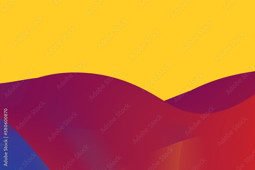 Poster simple gradient wave abstract background. suitabble for landing page and computer desktop wallpaper.