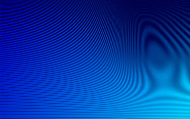 Linear abstract background, vector design 3D lines in perspective, curve and wave lines in motion, smooth and soft backdrop.