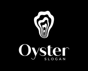 Oyster Shell Scallop Pearl Mussel Bivalve Clam Abstract Luxury Simple Modern Vector Logo Design