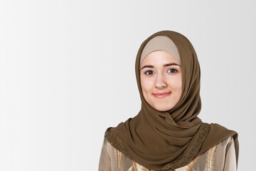 Arab young woman wearing traditional clothes