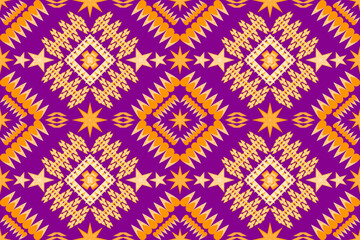 Geometric ethnic oriental traditional art pattern.Figure tribal embroidery style.Design for ethnic background,wallpaper,clothing,wrapping,fabric,element,sarong,vector illustration