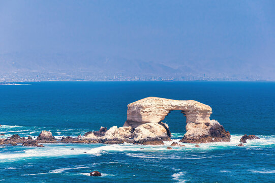 La Portada Rock Formation in Antofagasta, Chile