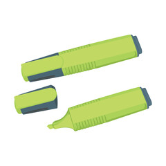 Green highlighter pen