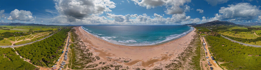 costa del sol spain street of gibraltar 360° aerial