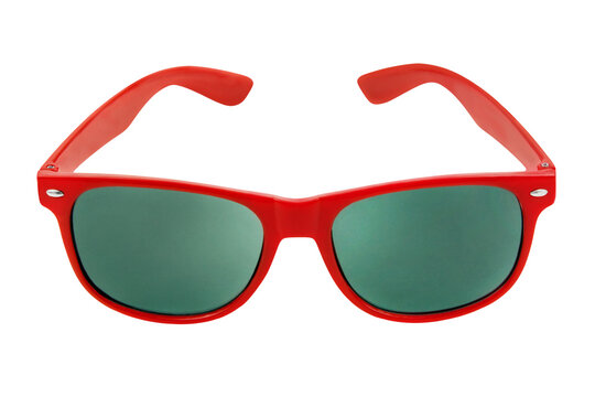 Rote Sonnenbrille und Hintergrund transparent PNG cut out